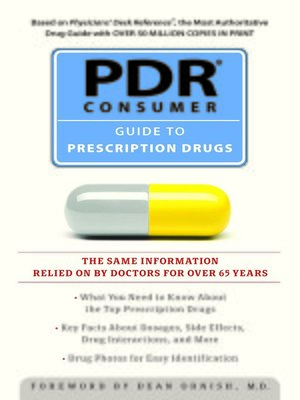 cover image of PDR Consumer Guide to Prescription Drugs